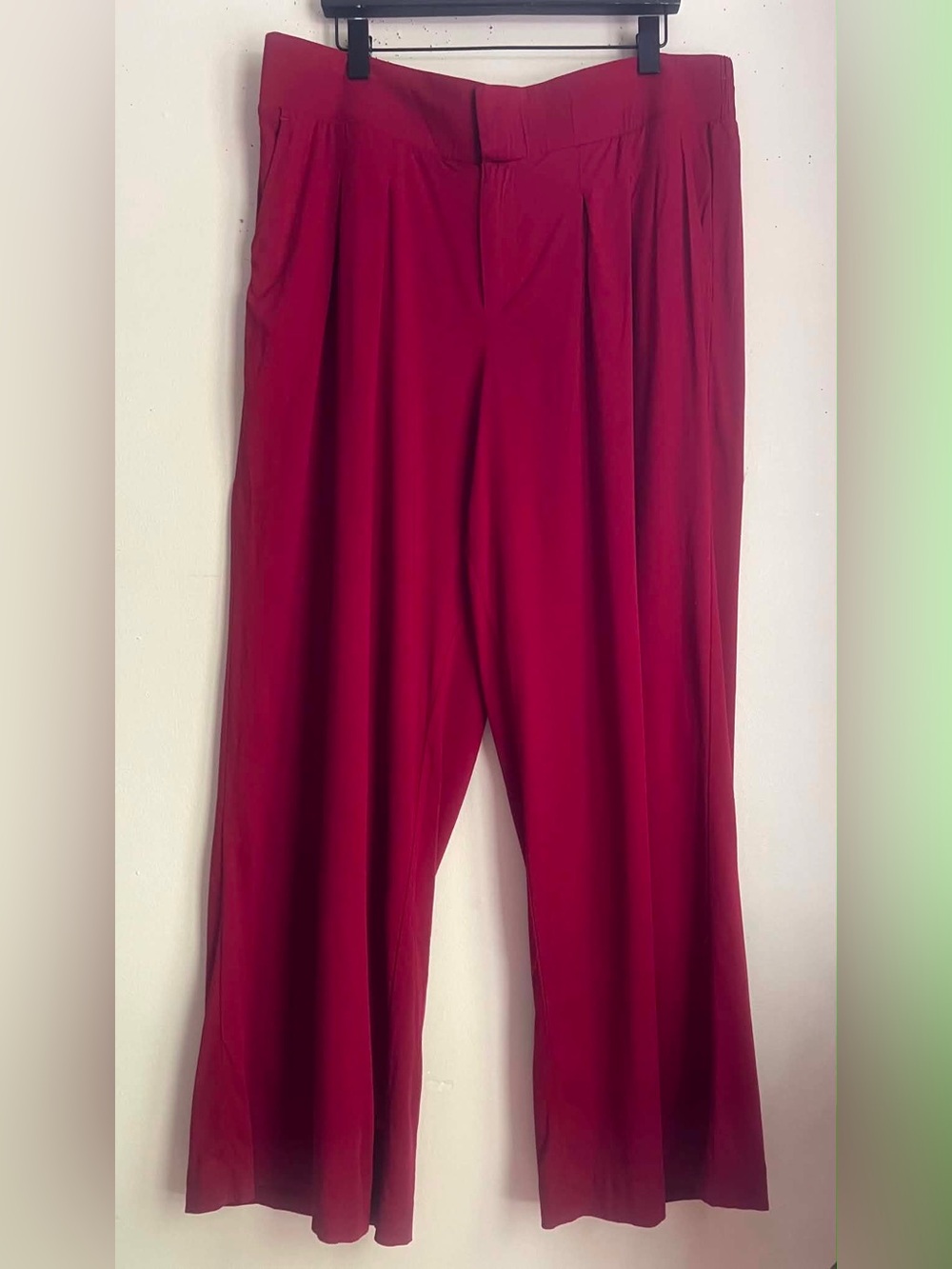 torrid Wide-Leg Pants in Deep Red